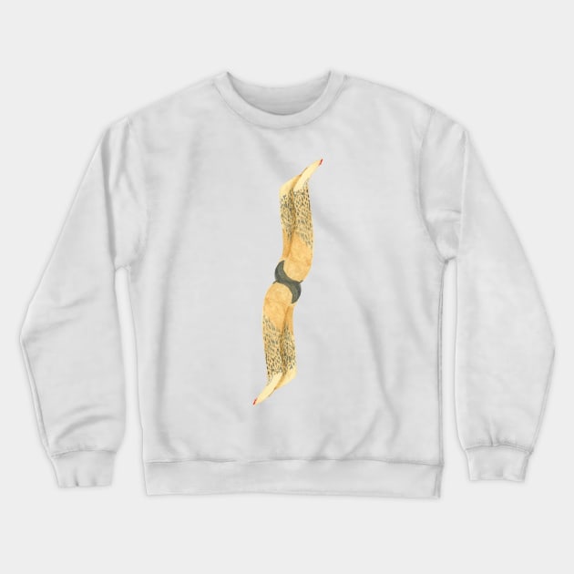 Hairy legs Crewneck Sweatshirt by ssombrero